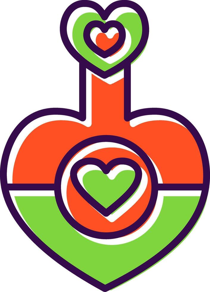 Love Potion filled Design Icon vector