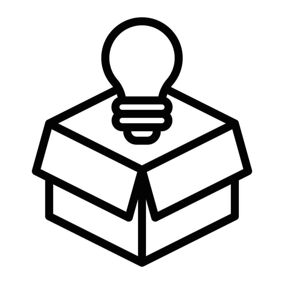 Product Line Icon Design vector