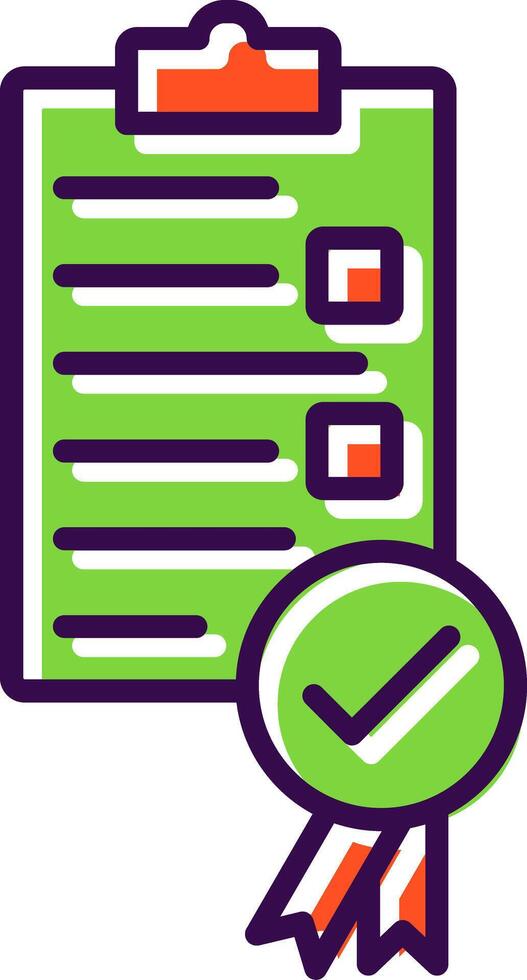 Quality filled Design Icon vector