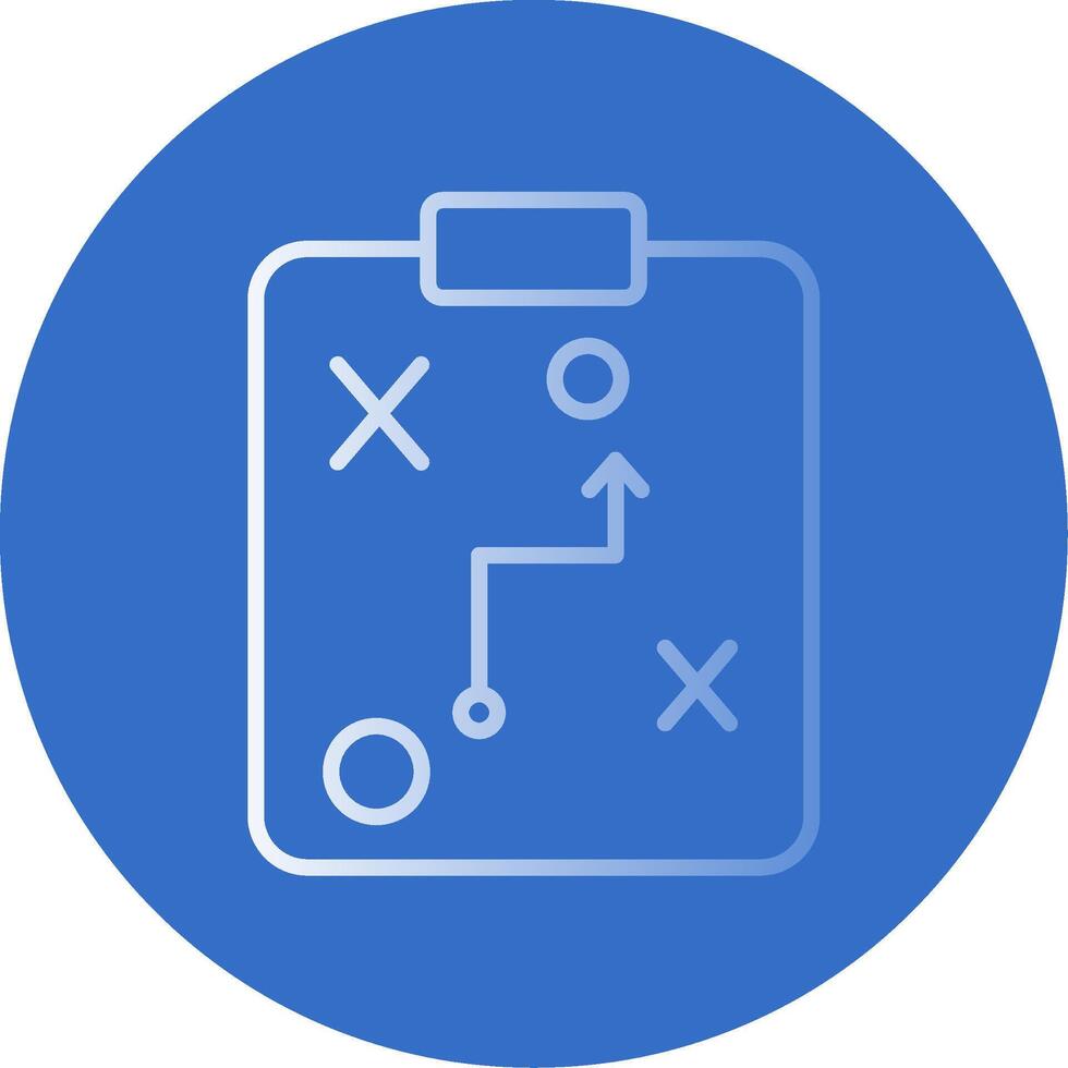 Planning Flat Bubble Icon vector