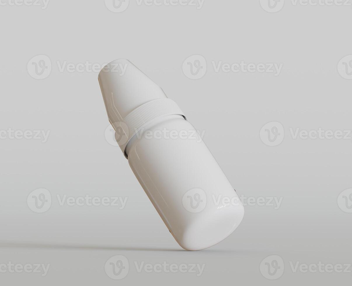 Tube with medications for your design is easy to change colors Mock up photo