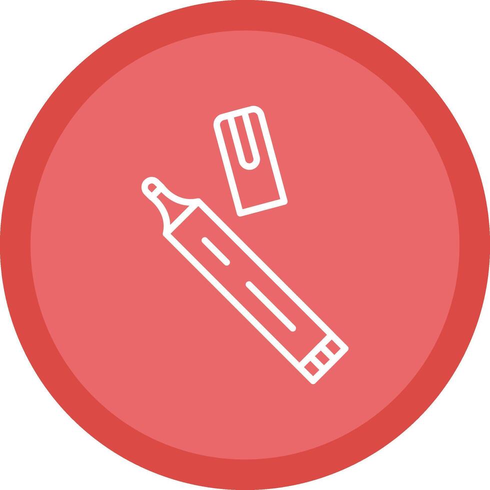 Pen Line Multi Circle Icon vector
