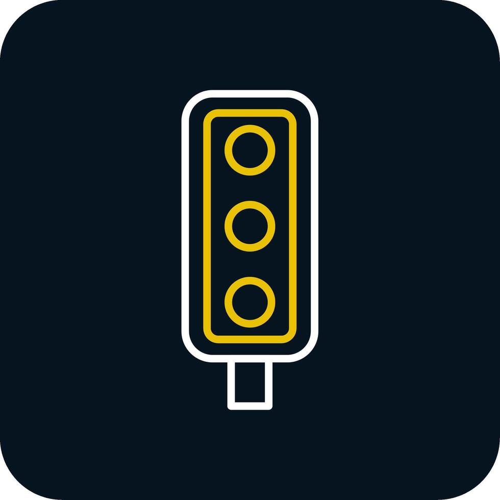 Rgb Line Red Circle Icon vector