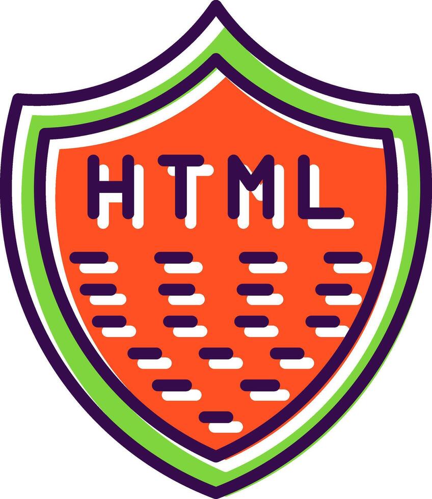Protection filled Design Icon vector