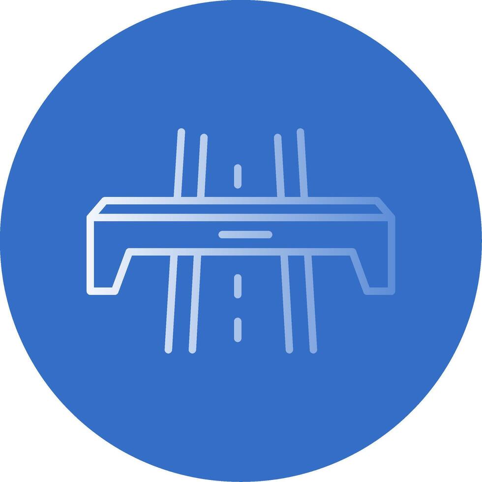 Motorway Flat Bubble Icon vector