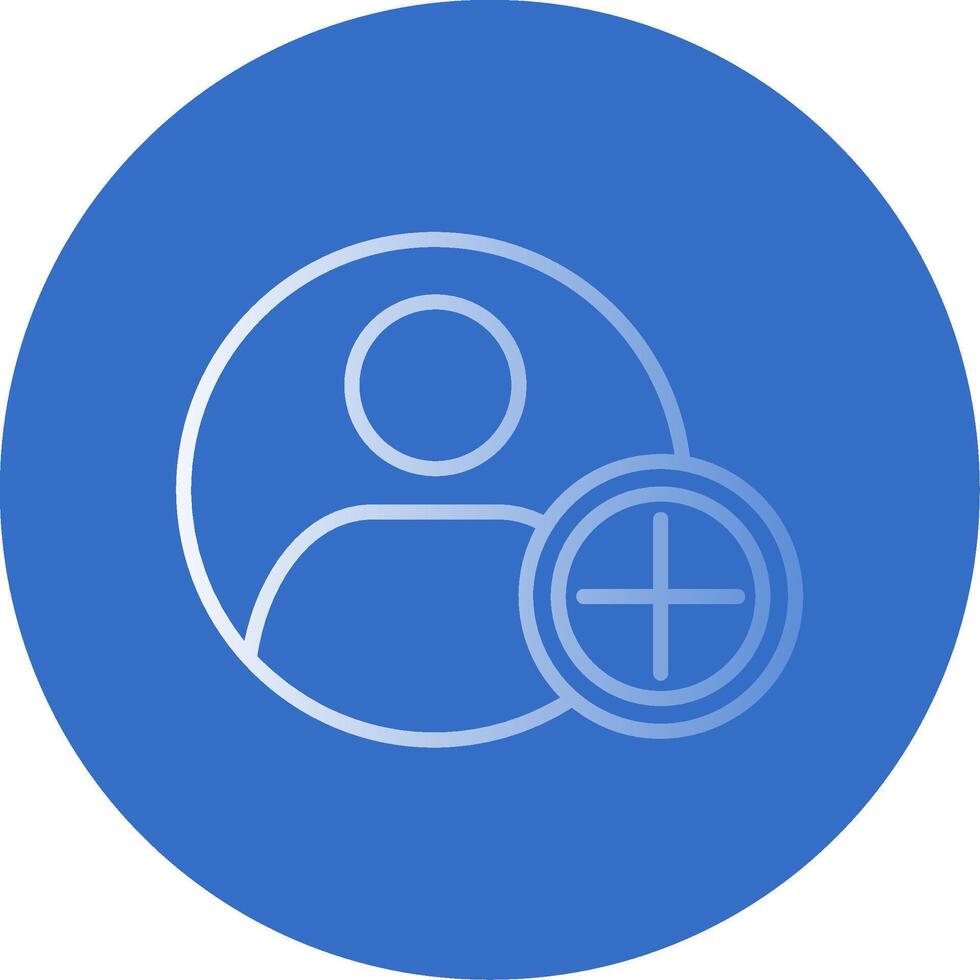 Add Flat Bubble Icon vector