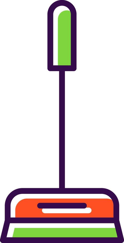 Cleaner filled Design Icon vector