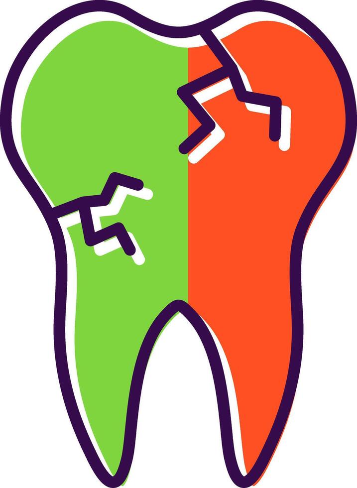 Pain filled Design Icon vector