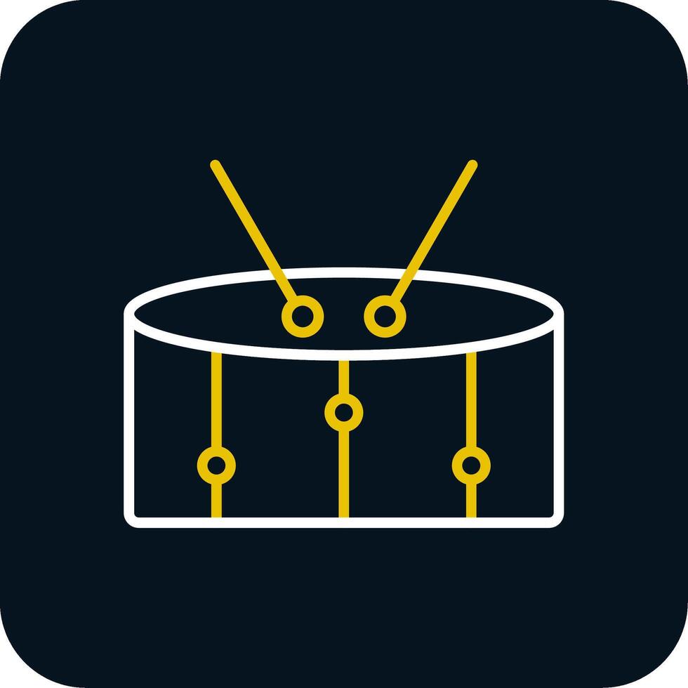 Snare Line Red Circle Icon vector