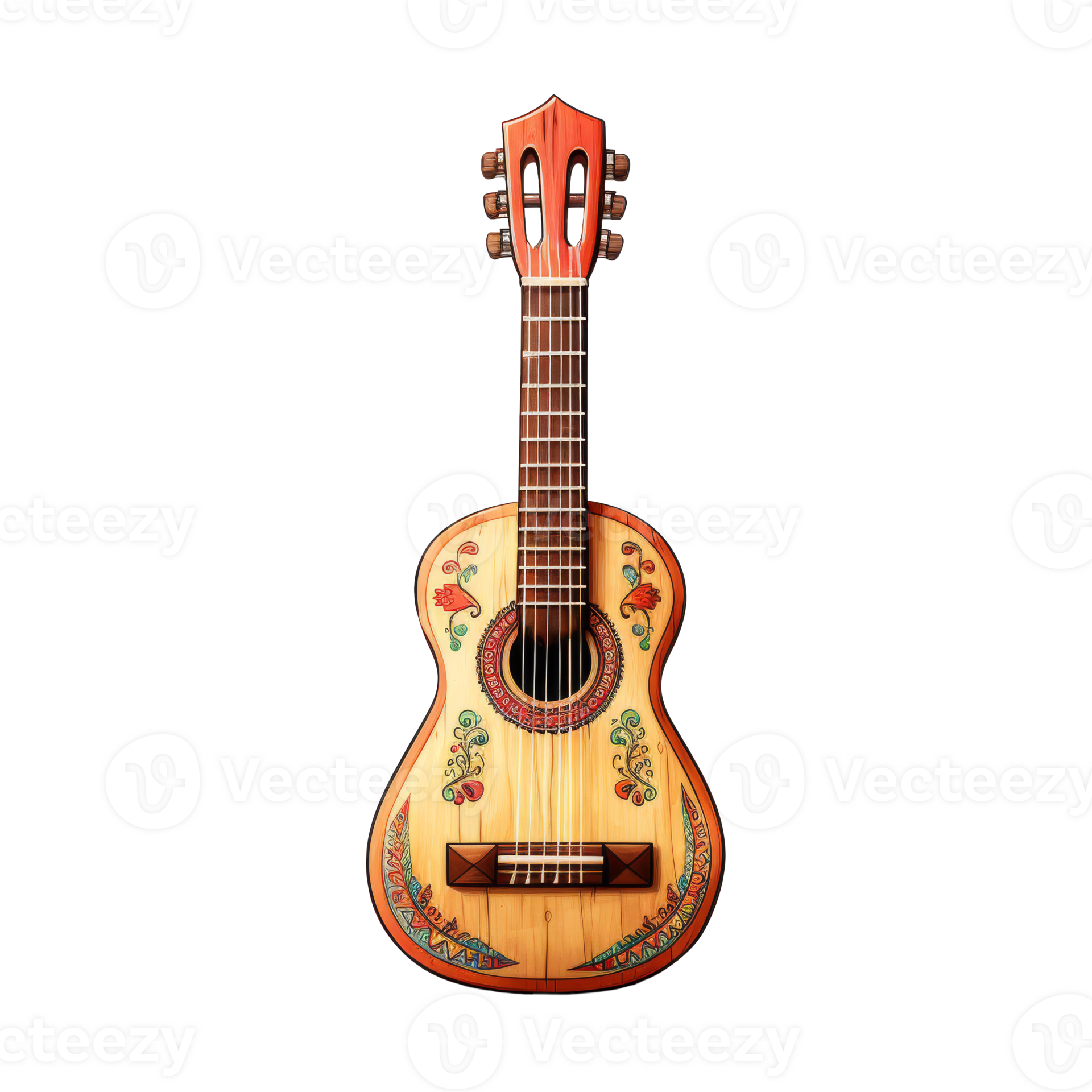 Colorful Array of Guitar 44051304 PNG