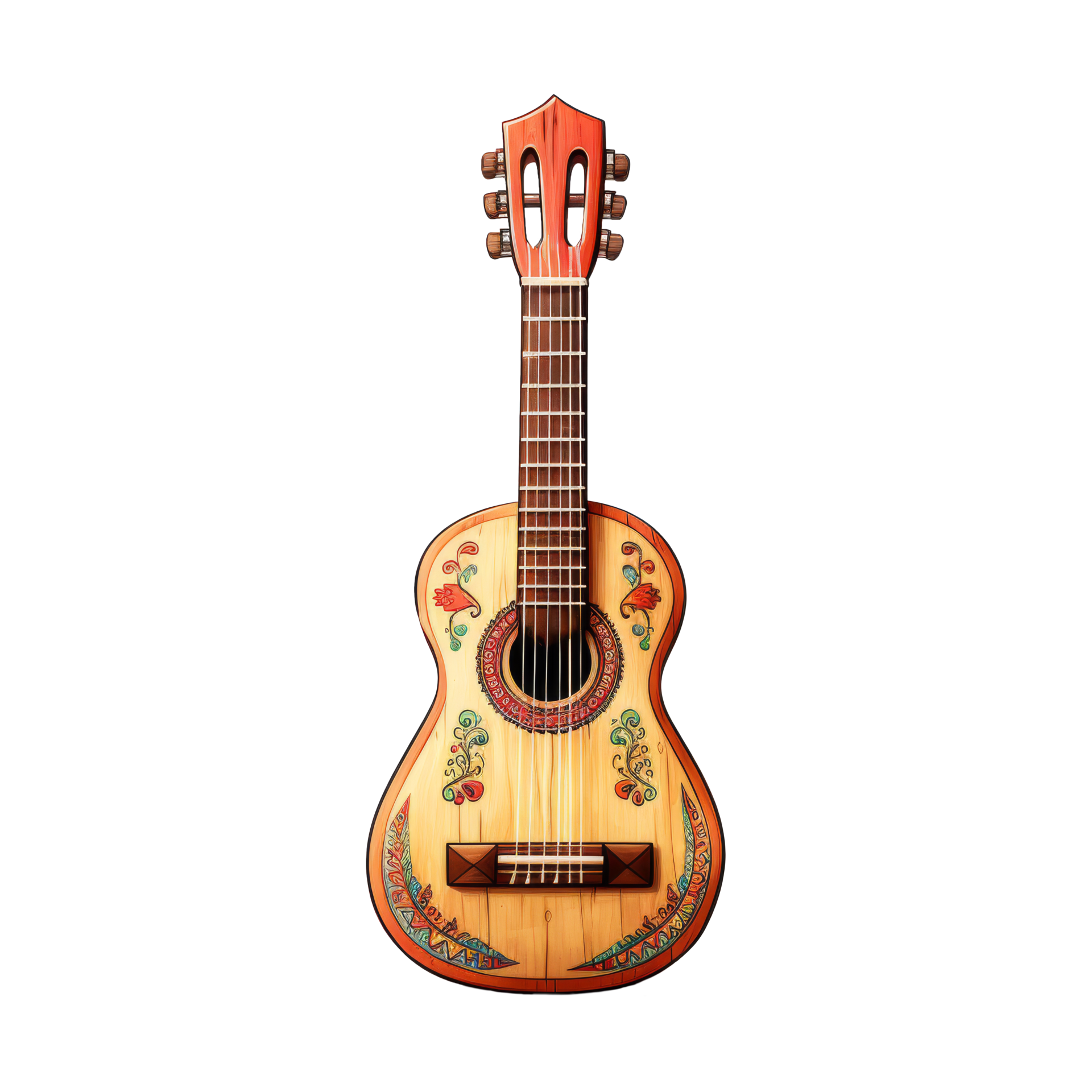 Colorful Array of Guitar 44051304 PNG