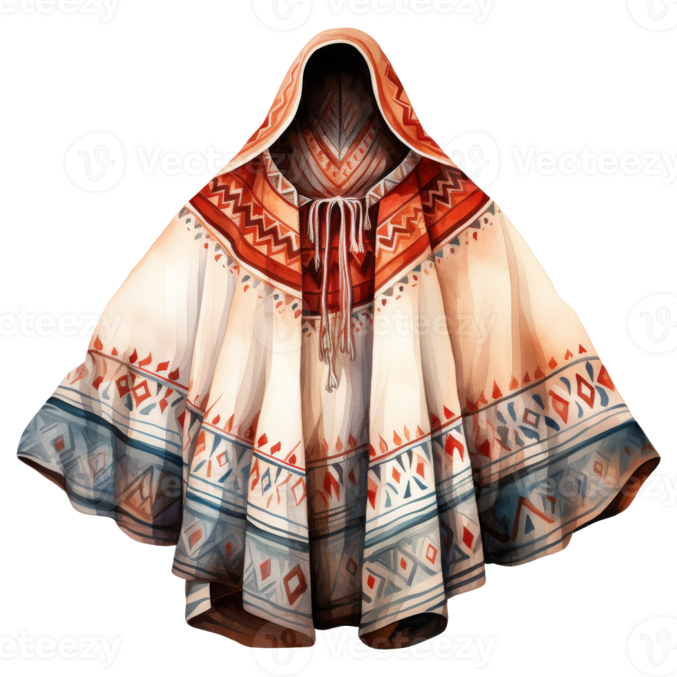 Mexican Poncho for Cultural Celebrations png