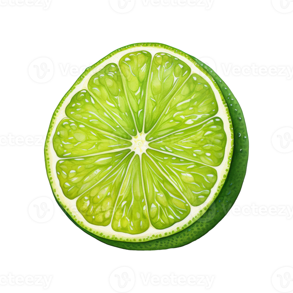 A Fresh Lime Wedge Garnish png