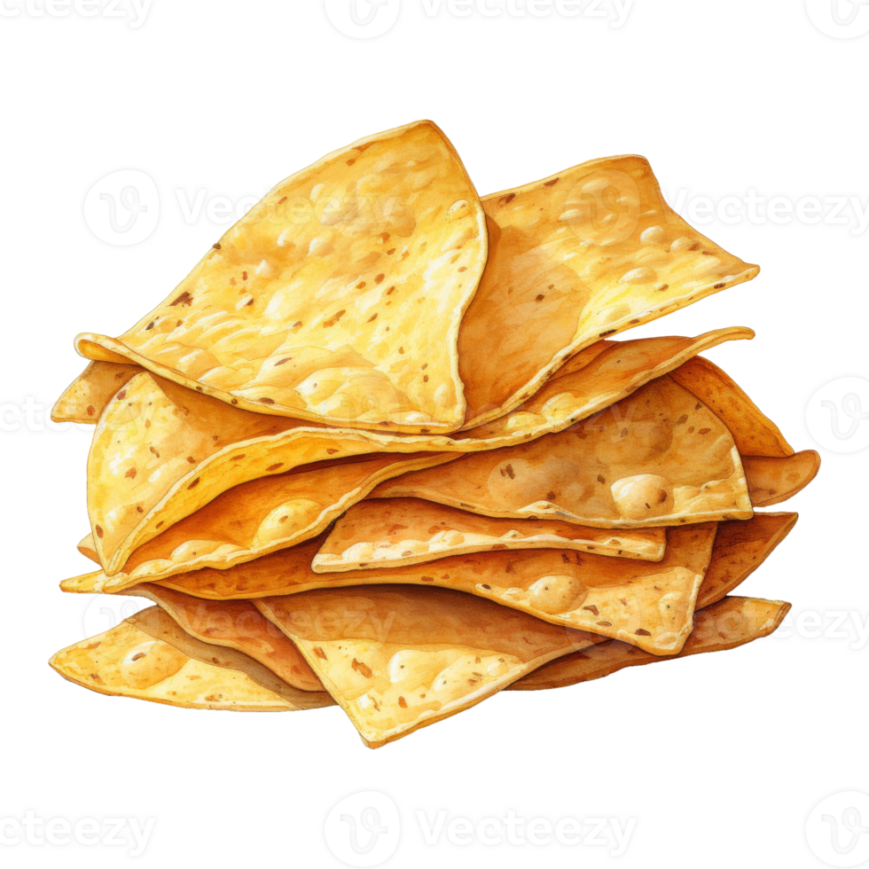 Triangular Tortilla Chips Stack png