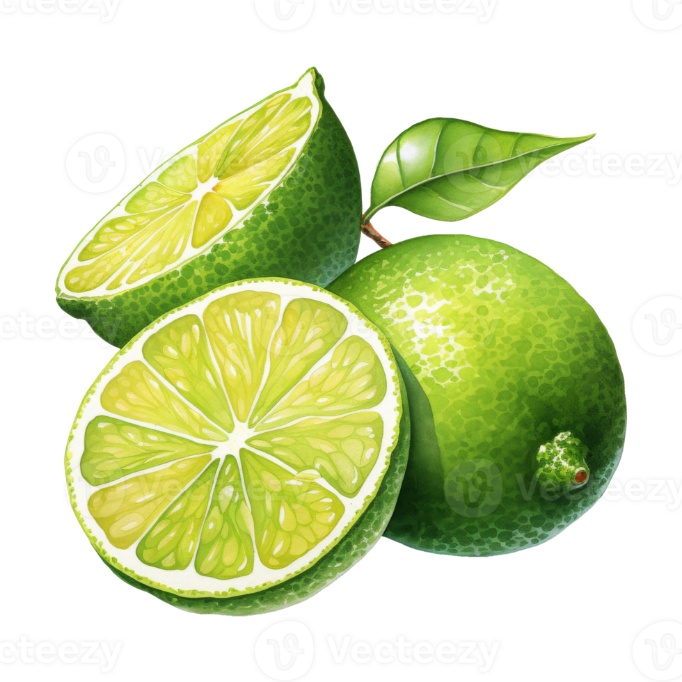 A Fresh Lime Wedge Garnish png