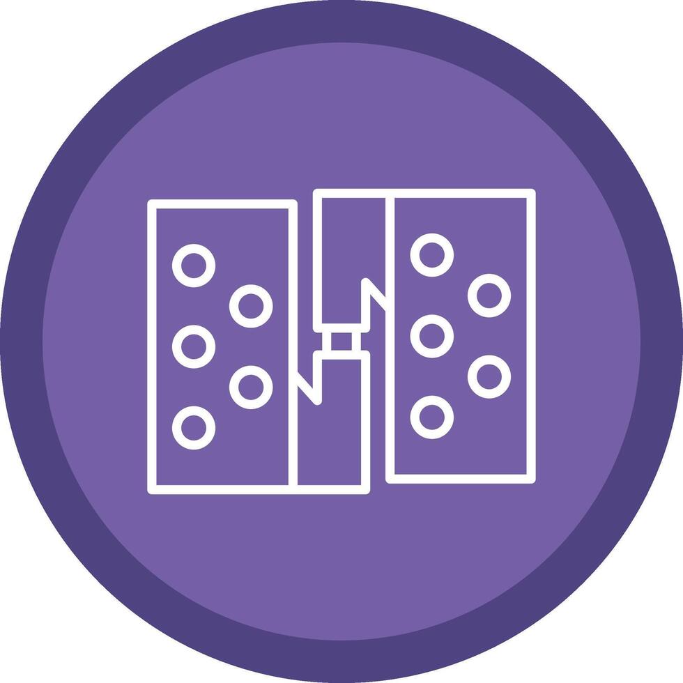 Hinge Line Multi Circle Icon vector