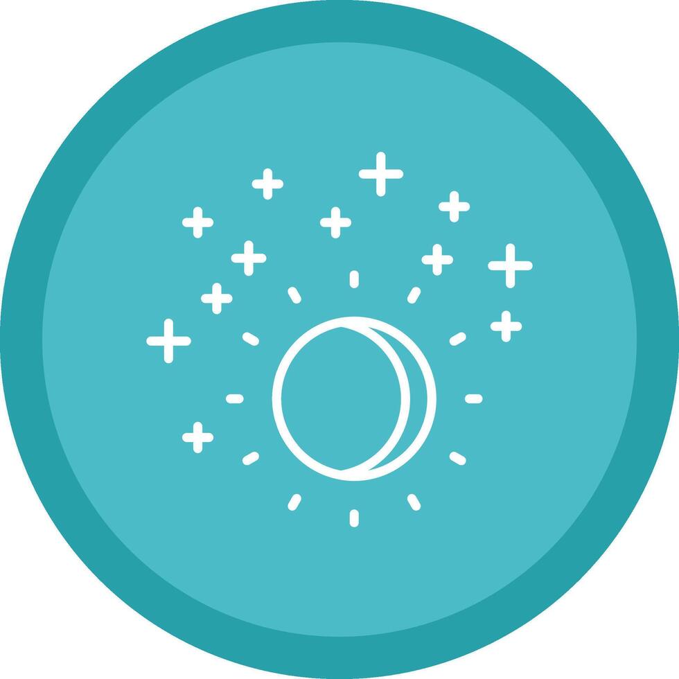Ultraviolet Line Multi Circle Icon vector