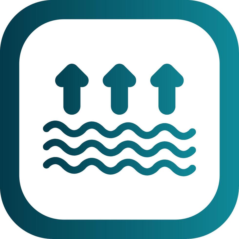 Arrows Glyph Gradient Corner Icon vector