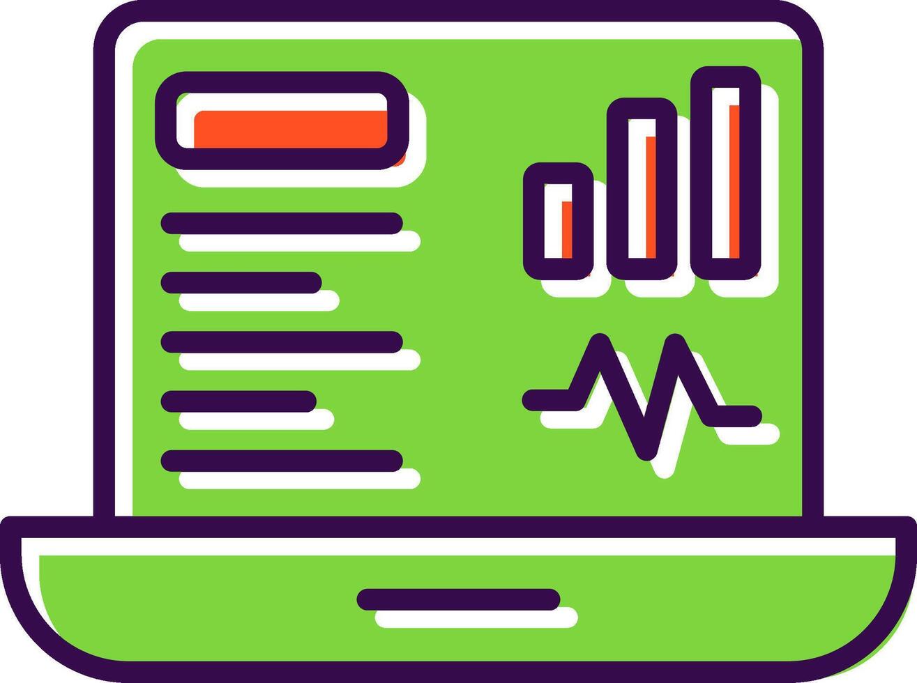 Dashboard filled Design Icon vector