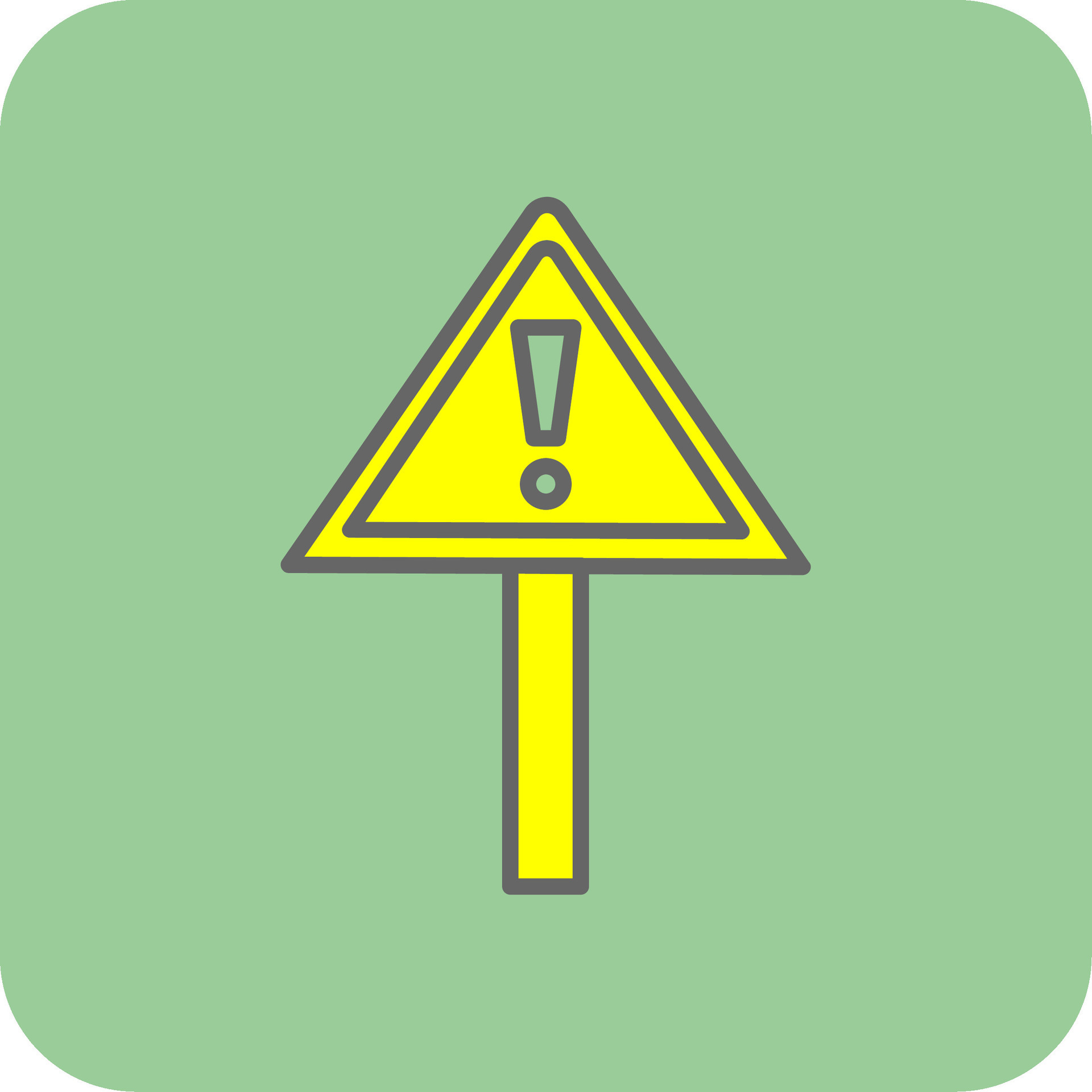 Alert Filled Yellow Icon 44052641 Vector Art at Vecteezy