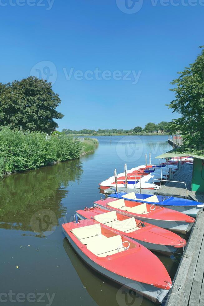 Friedrichstadt in North Frisia,Schleswig-Holstein,Germany photo