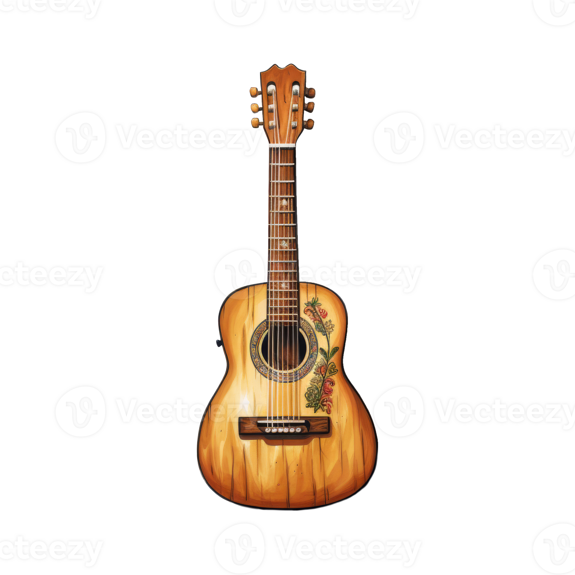 Colorful Array of Guitar 44052890 PNG