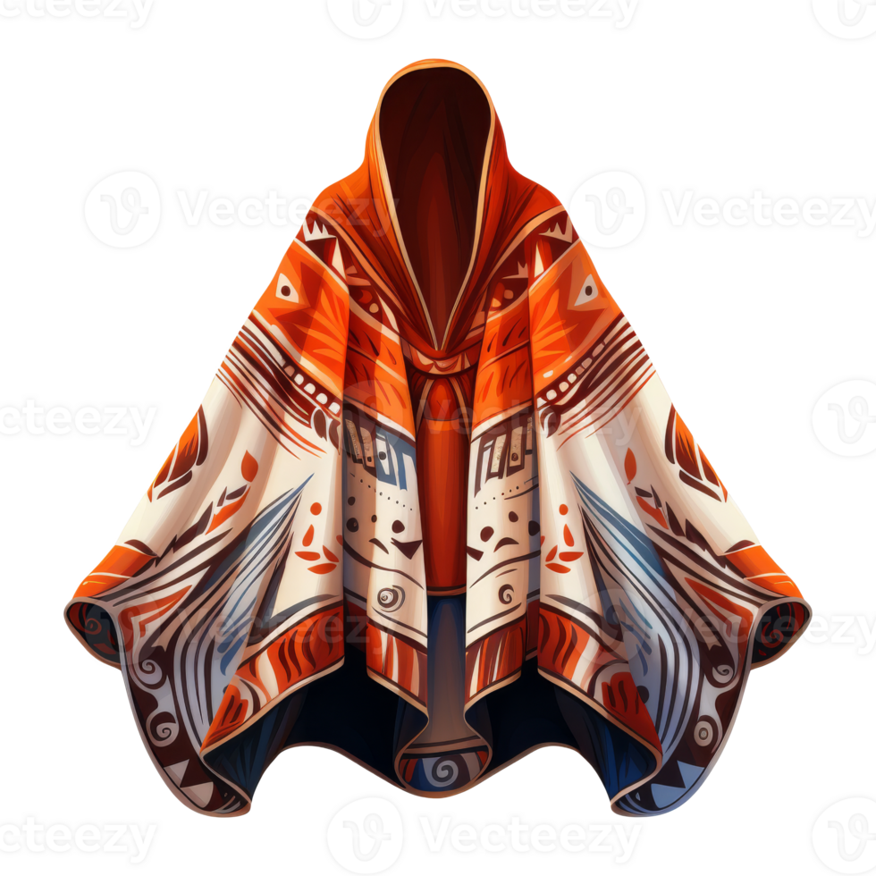 Mexican Poncho for Cultural Celebrations png
