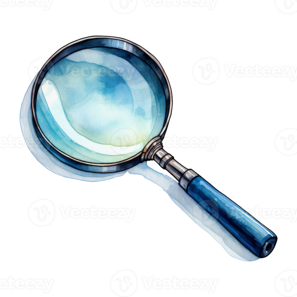 Magnifying Glass with Polished Lens for Detailed Examination png