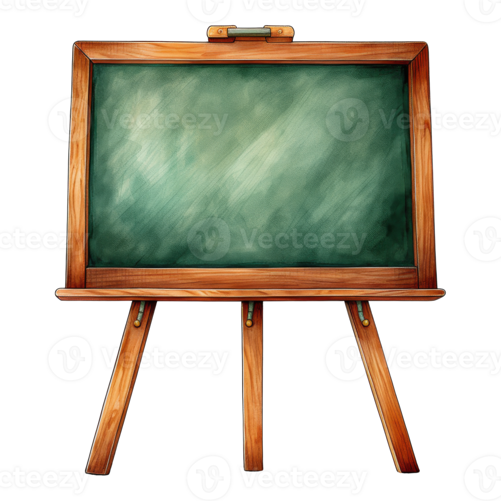 Vintage Chalkboard with Wooden Frame png