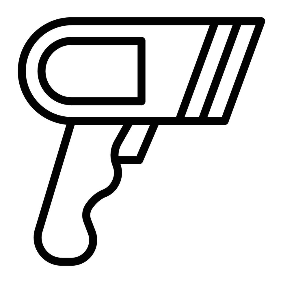 Scanner Line Icon Design vector