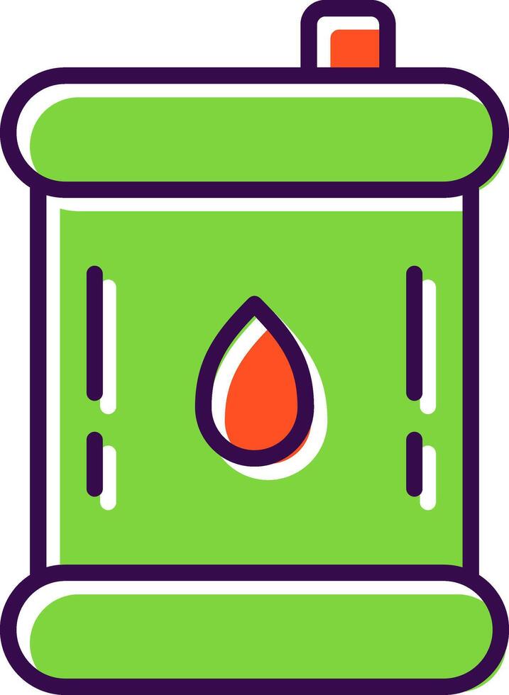 Barrel filled Design Icon vector
