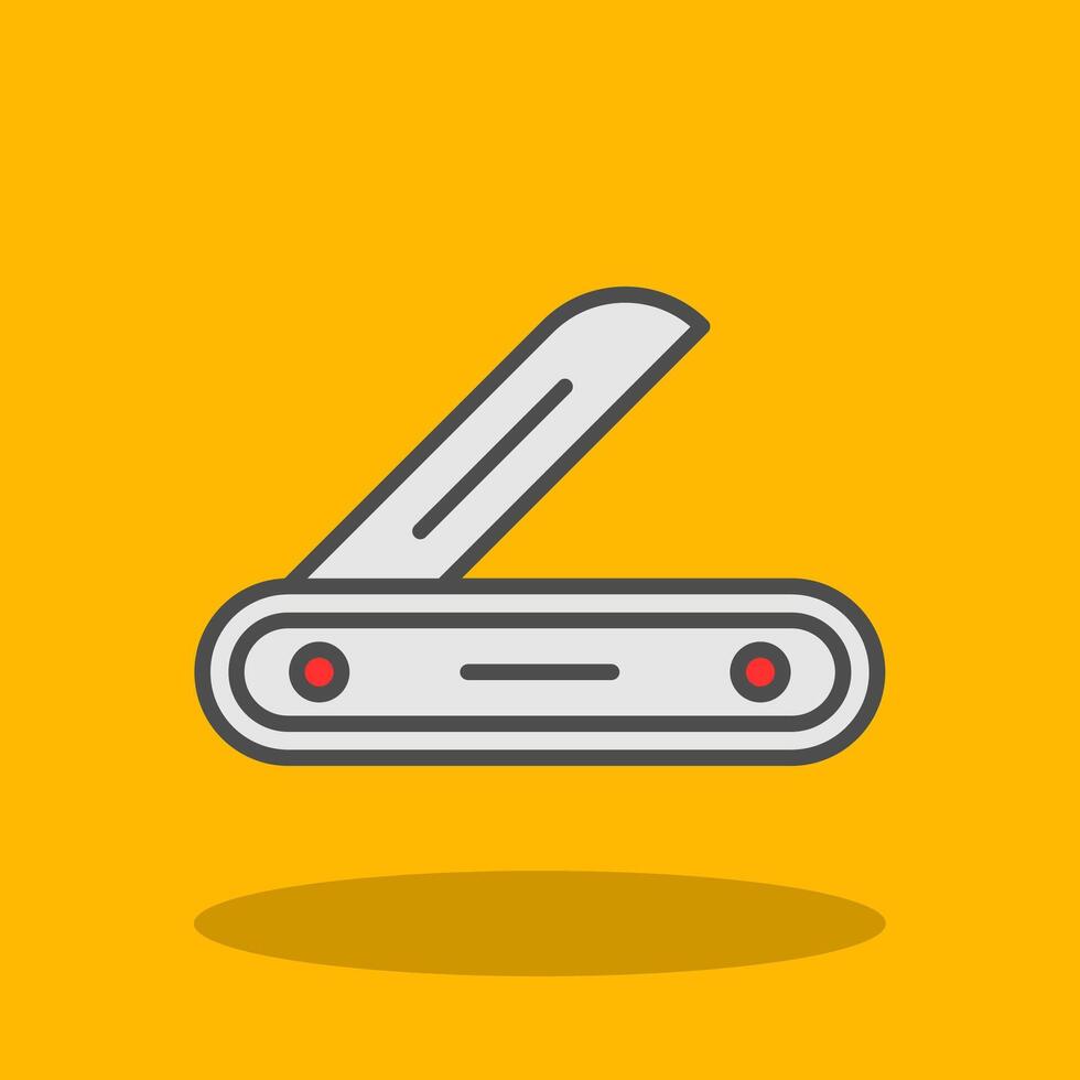 Multitool Filled Shadow Icon vector