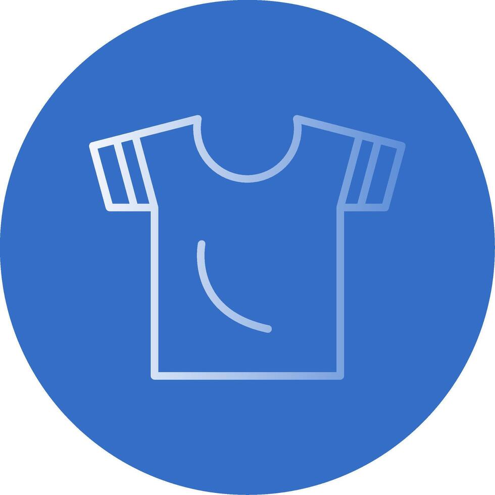 Shirt Flat Bubble Icon vector