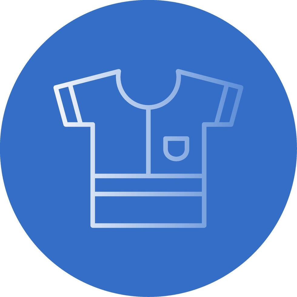 Shirt Flat Bubble Icon vector