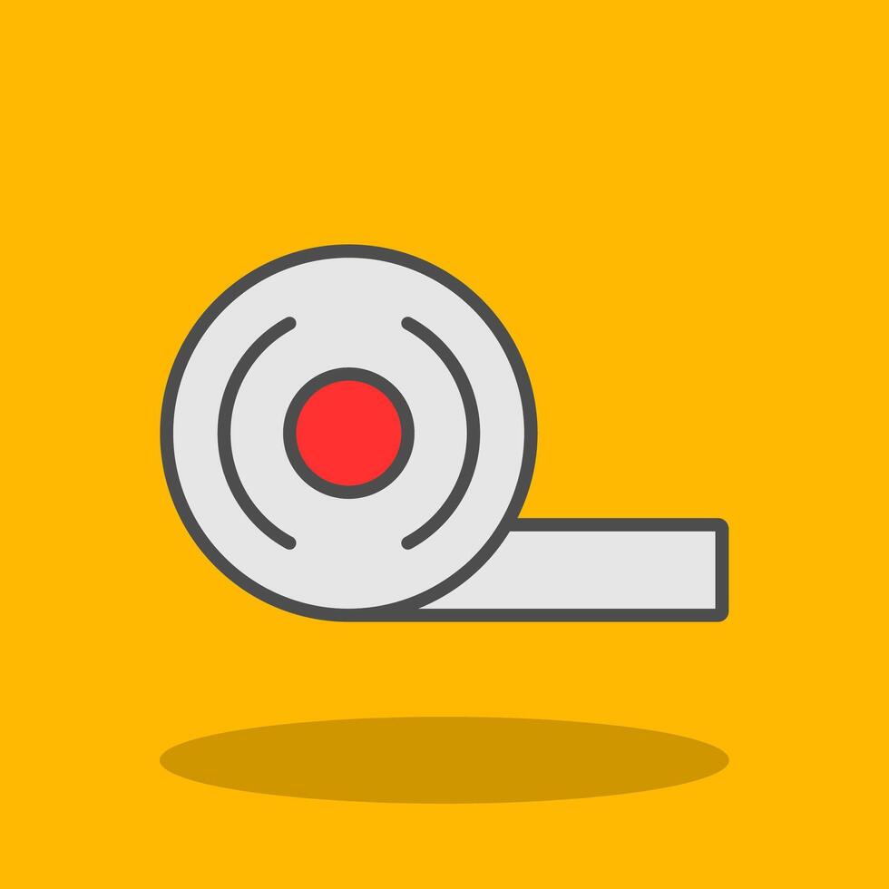 Adhesive Tape Filled Shadow Icon vector