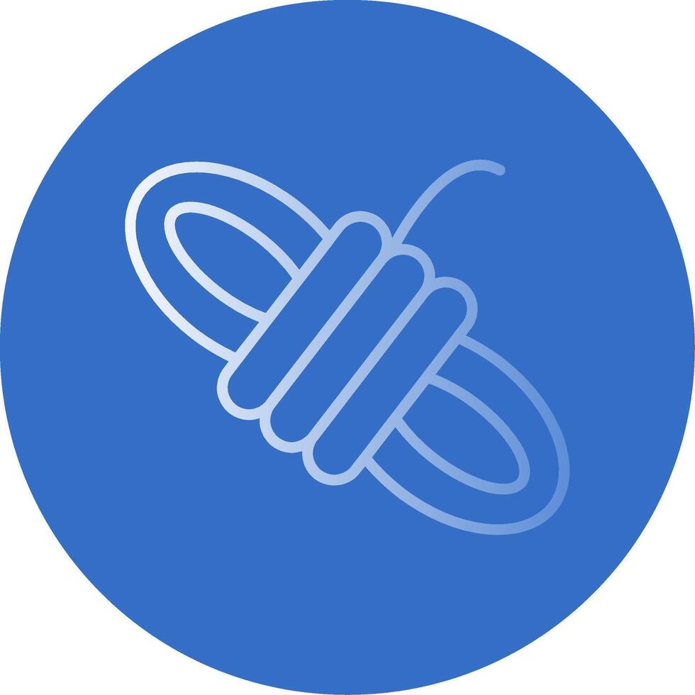 Rope Flat Bubble Icon vector