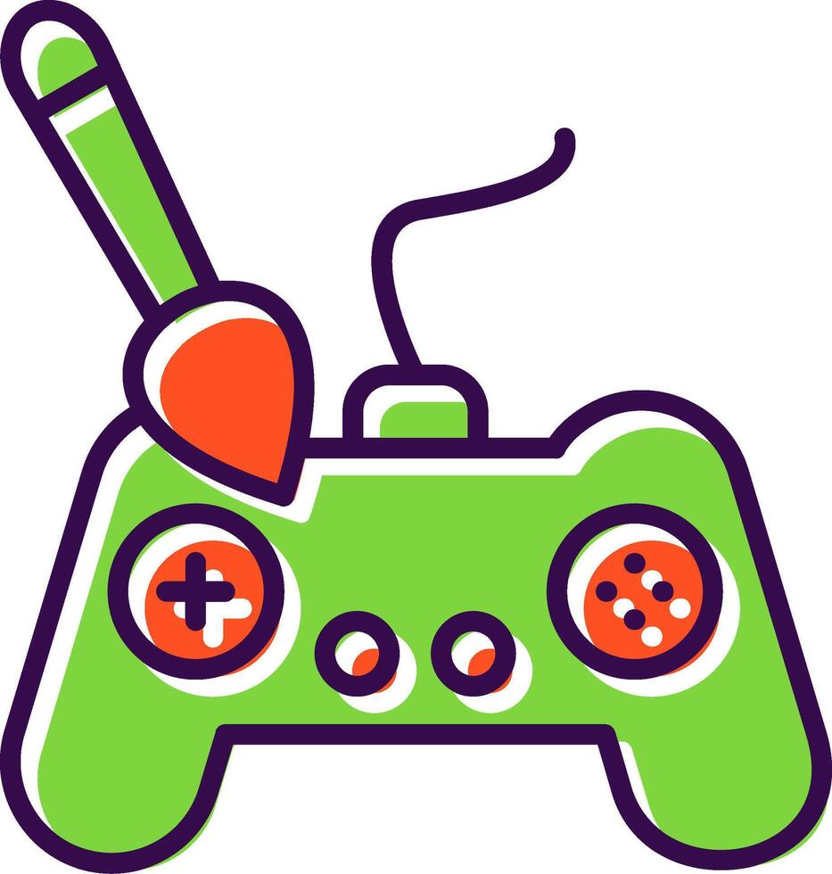 Controller filled Design Icon vector