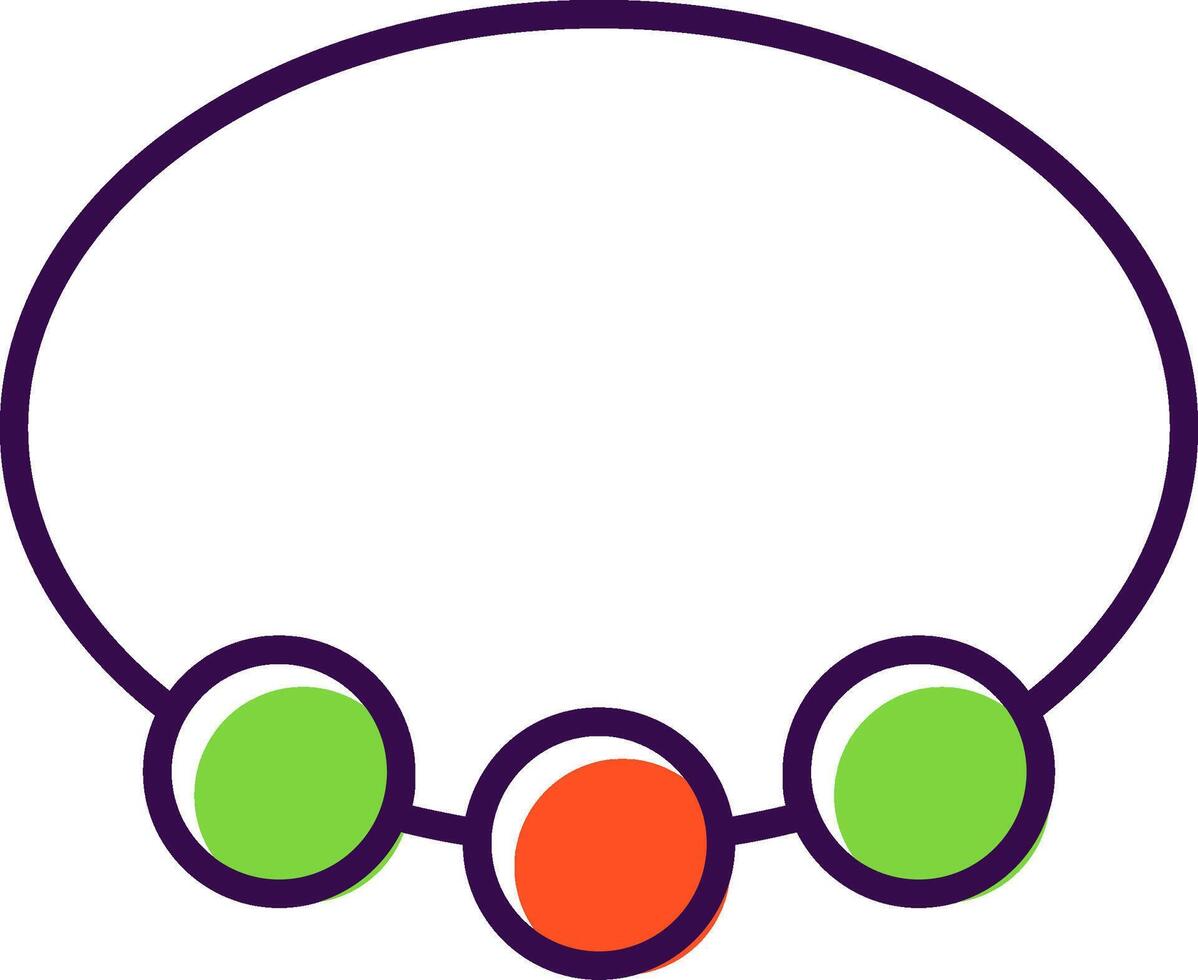 Bangle filled Design Icon vector