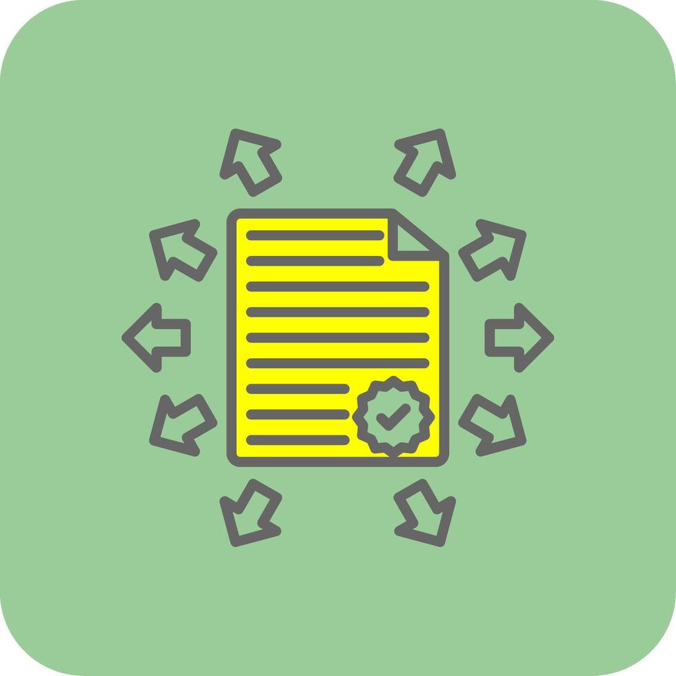 Crane Lifter Glyph Gradient Corner Icon vector