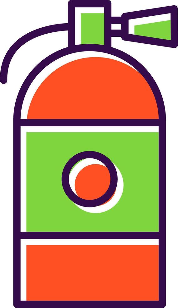 Fire Extinguisher filled Design Icon vector