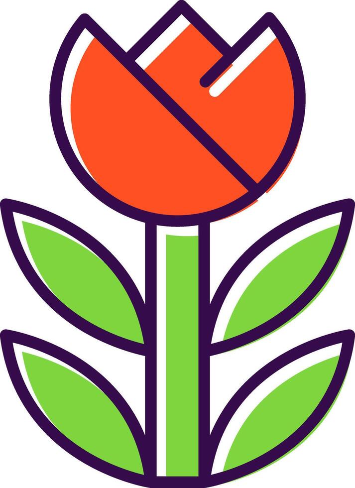 Macro filled Design Icon vector