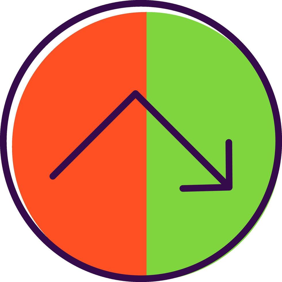 Bounce filled Design Icon vector
