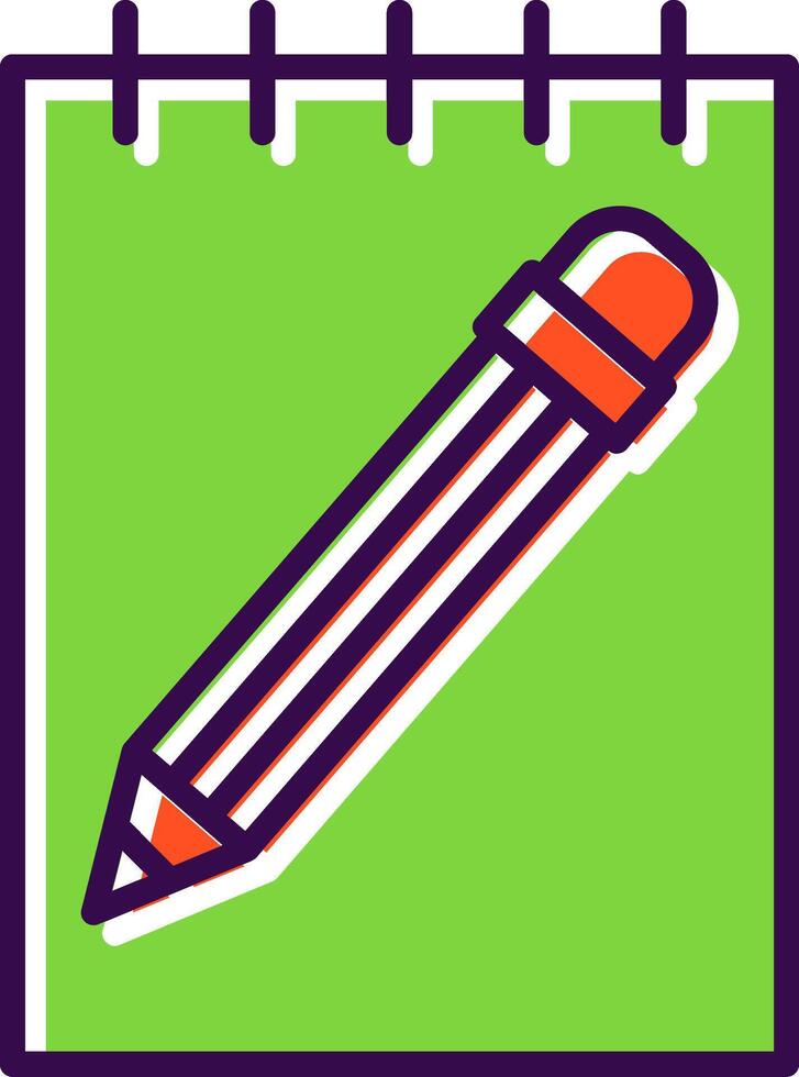 Graphic Design filled Design Icon vector