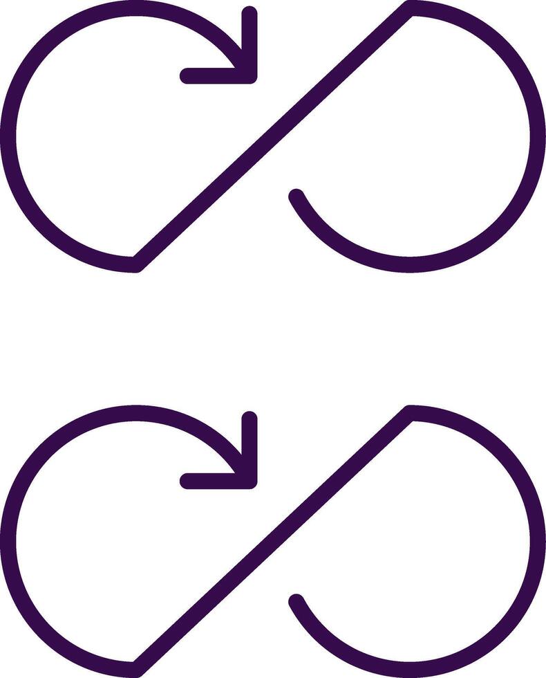 Infinity filled Design Icon vector