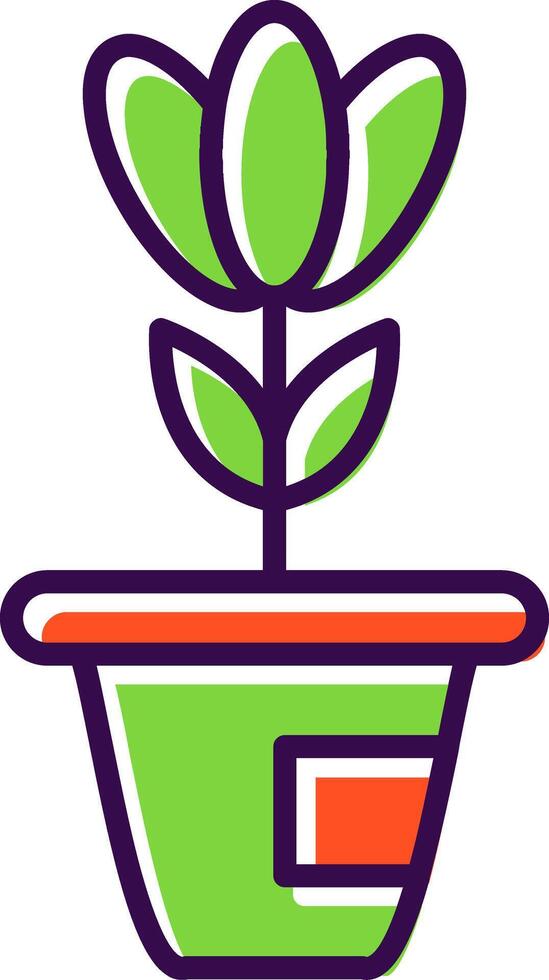 Plant filled Design Icon vector