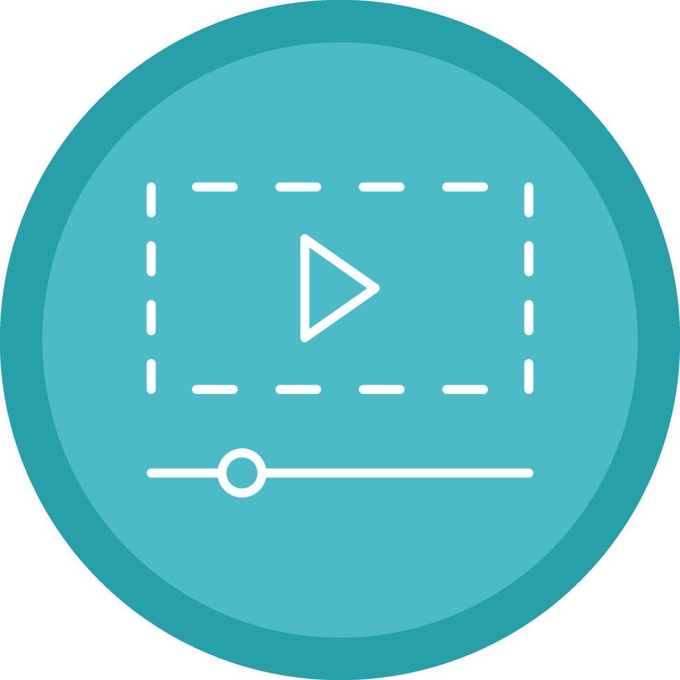 Line Multi Circle Icon vector