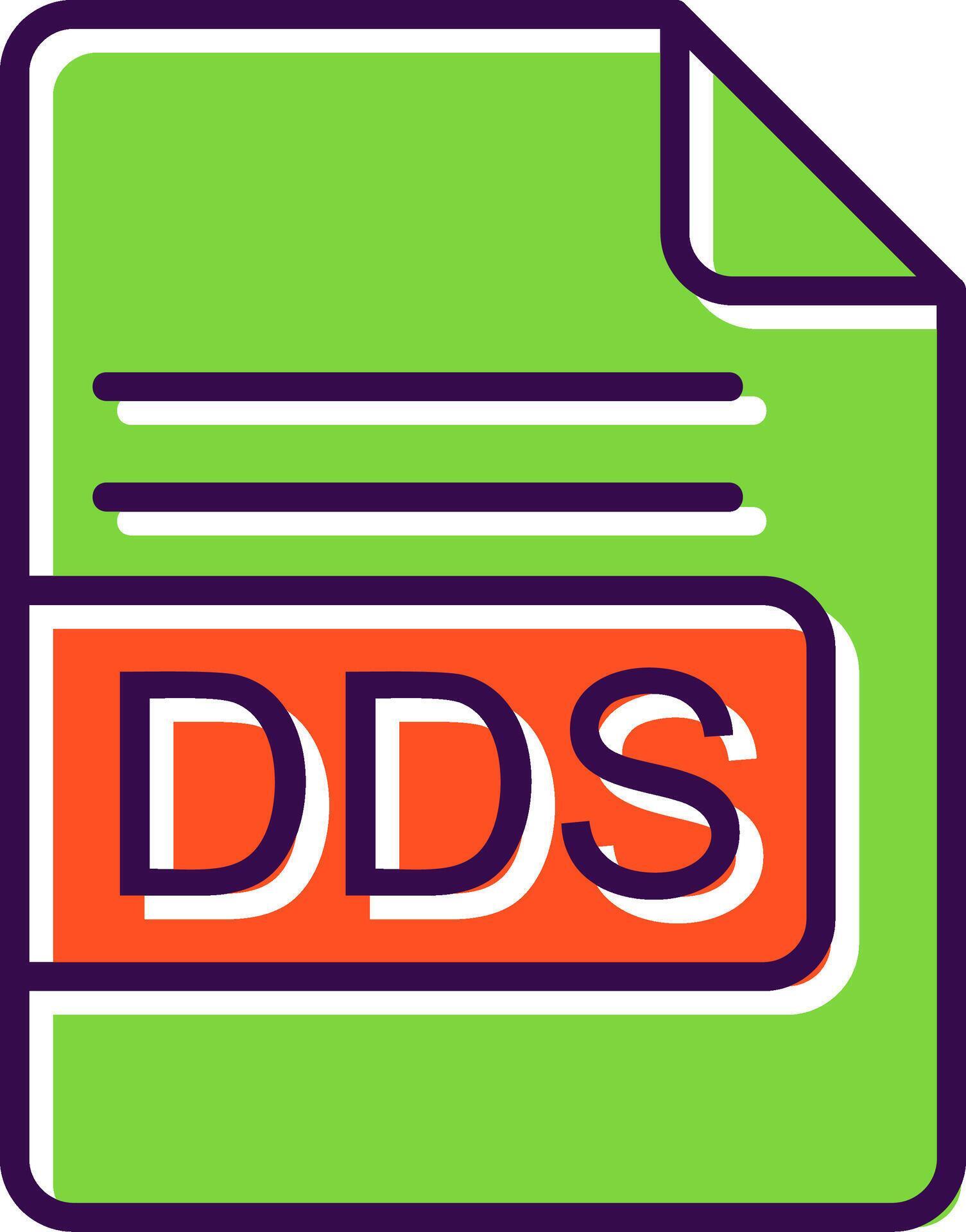 DDS File Format filled Design Icon 44056331 Vector Art at Vecteezy