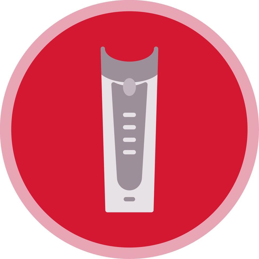 Nail Clipper Flat Multi Circle Icon vector
