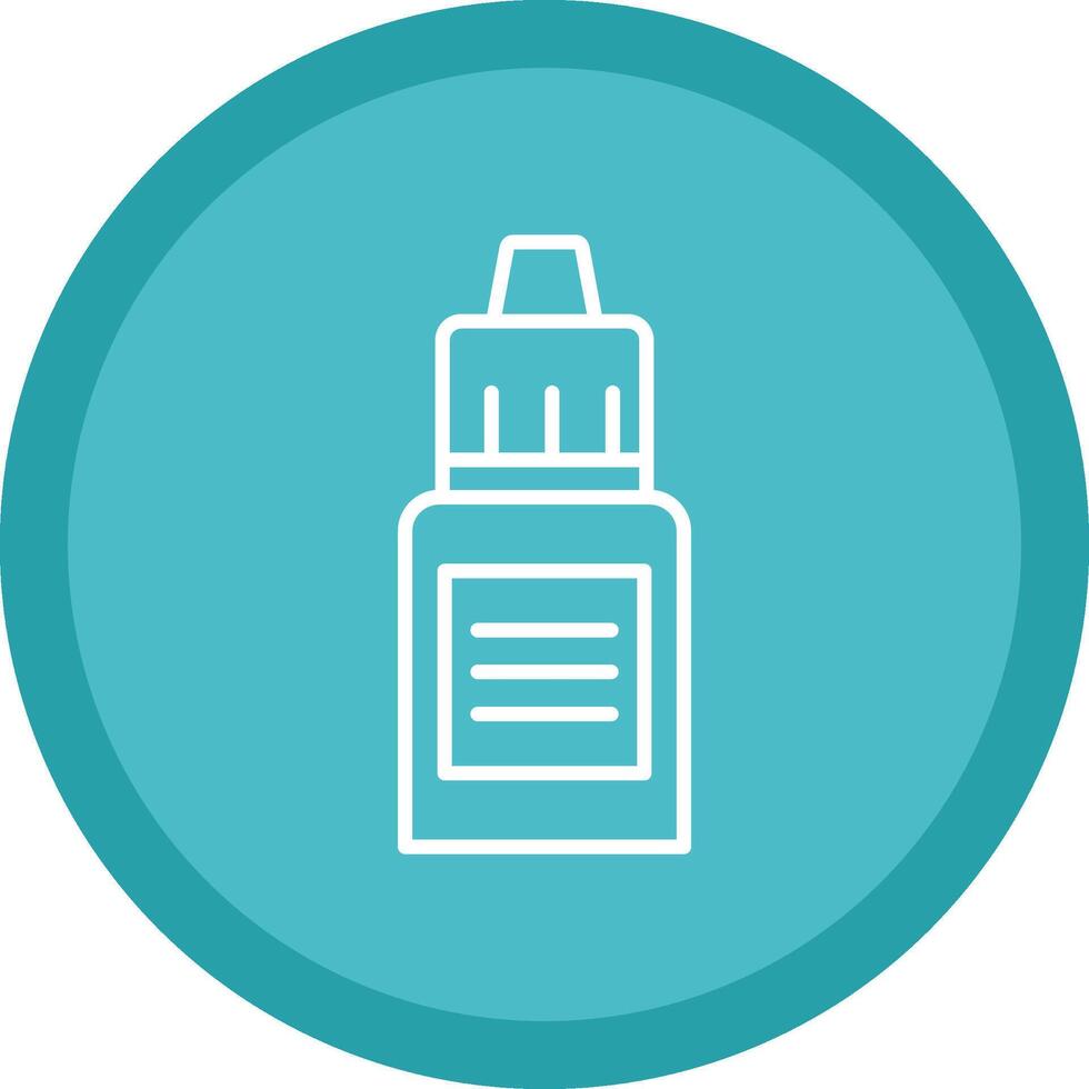 Serum Line Multi Circle Icon vector