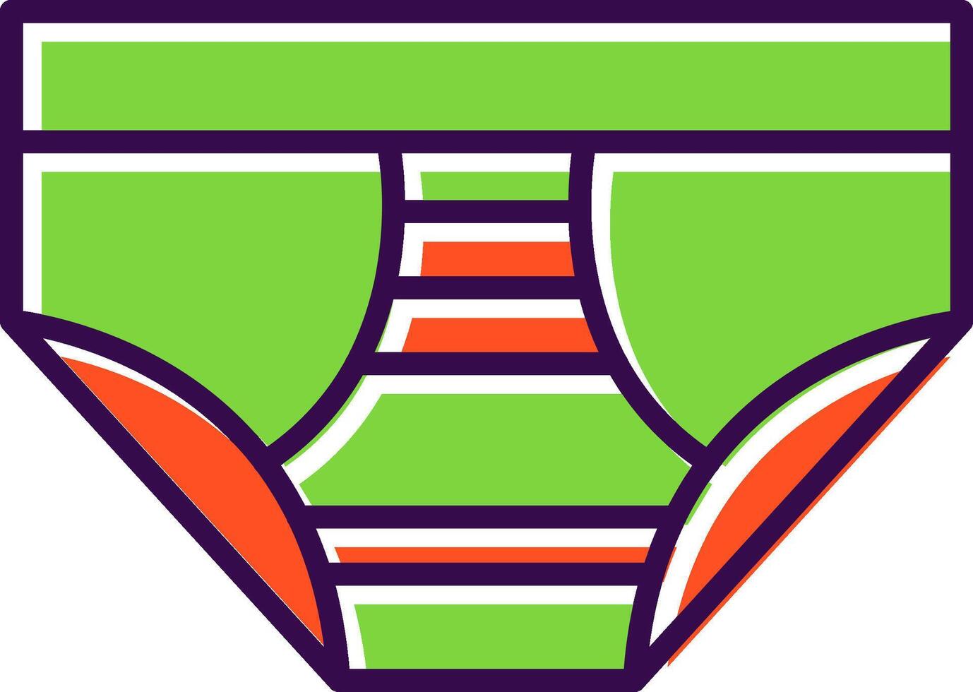 Underwear filled Design Icon vector